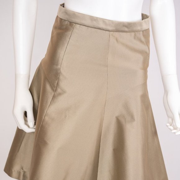 Moschino 2 Piece Champagne Blazer and Skirt w/ Zip - Picture 5 of 8